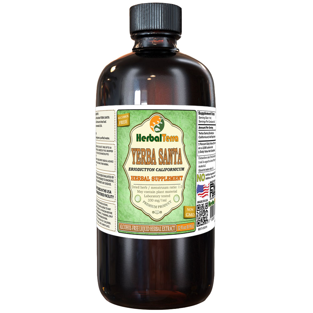 Yerba Santa (Eriodictyon Californicum) Glycerite, Dried