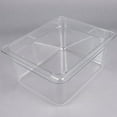 thumbnail image 4 of TrueCraftware- Half Size 6” Deep Food Pan Polycarbonate Clear Color- Food Storage Containers Plastic Food Pan Restaurant Commercial Hotel Pans for Food Prep Fruits Vegetables Beans Corns, 4 of 5