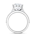 thumbnail image 3 of Rosec Jewels 5 Ct Lab Grown Diamond Big Engagement Ring with Band - IGI Certified Oval Wedding Ring Set for Women - E-VS1 Quality, 18K White Gold, US 13.00, 3 of 9