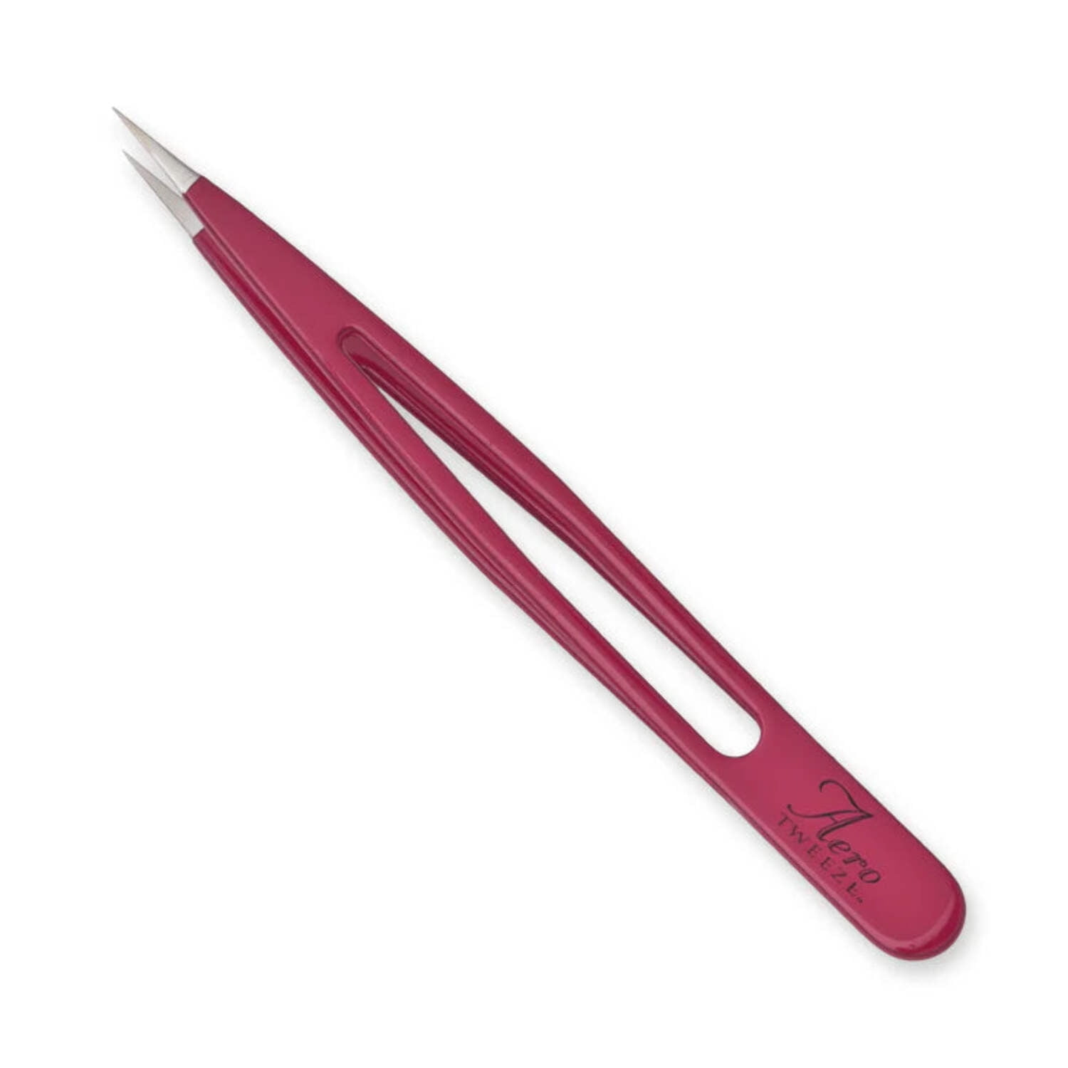 ULTRA Accents Aero Tweeze Extra Pointed Tip Stainless Steel Tweezer - Dark Pink #4862