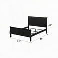 thumbnail image 3 of Black Finish Twin Sleigh Bed by Louis Philippe - Combining Durability and Sophistication, 3 of 6