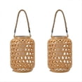thumbnail image 1 of 2Pcs Outdoor Solar Lantern with Handle Hanging Light, 1 of 5