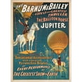 thumbnail image 2 of Anonymous 19x24 Black Ornate Framed Double Matted Museum Art Print Titled: The Barnum and Bailey Latest and Greatest Thriller the Balloon Horse Jupiter (1909), 2 of 5