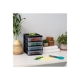 thumbnail image 3 of IRIS USA 4-Drawer Small Desktop Storage System, Black, 3 of 6