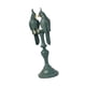 thumbnail image 1 of Adorno de pareja de loros, escultura decorativa, colección, regalo único para inauguración de la casa verde 85x85x28cm, 1 of 9