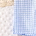thumbnail image 6 of mgoYE Toddler Girl Button Shirt Tie Knot Shirt Plaid Blouse Sleeveless Ruffled Tops Kids Baby Summer Clothes Size 3-4 Years Blue, 6 of 9