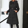 thumbnail image 4 of Vedolay Women's Coat Business Fall Coat Lapel Solid Coats Winter Fashion Cardigan Black,M, 4 of 5