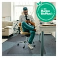 thumbnail image 1 of Cleartex Marlon BioPlus Rectangular Polycarbonate Chair Mat for Low / Medium Pile Carpets up to 1/2" thick - 29" x 47", 1 of 1