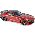 thumbnail image 1 of 2017 Mercedes AMG GT R Coupe Red 1/18 Diecast Model Car de Norev NOREV 183452, 1 of 1