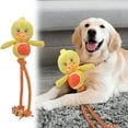 thumbnail image 4 of HomeKingdee Durable Squeaky Dog Toy - Interactive Plush Cute Duck with Rope Legs, Teeth Cleaning Tug Toy for Small Medium and Large Dogs, Puppy Chew Toy, 4 of 5