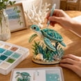thumbnail image 4 of Ocean Turtle Craft Kit for Adults, Featuring Premium Bead & Board Diy Art Set, Vibrant Bead Animal Making Kit for Home Decor & Beach-Themed Wall Hanging, Unique Gifts for Women, 4 of 5