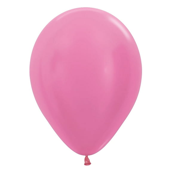 11 inch Sempertex Pearl Fuchsia Latex Balloons (100 Pack) - Party Supplies Decorations