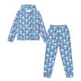 thumbnail image 5 of DISNIMO Blue Penguin Hoodie Outfits for Girls 10-12 Hoodie with Pants for Boys 2 Piece Hoodie Set for Girls Pullover Hoodies And Joggers for Kids Tracksuit Set Girls Sweatshirt with Pockets, 5 of 7