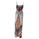 thumbnail image 2 of Floral sin Espalda para Mujeres Cuello SG BLESIY  Vestido largo floral de las mujeres, 2 of 8