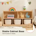 thumbnail image 6 of MEEYOO 5-Compartment Storage Cabinet 44.6L", Kids Bookcase and Toy Organizers, Ideal Montessori Book Shelf for Kids Rooms, Playroom, Nursery, Classroom, Kindergarten, 6 of 8