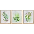 thumbnail image 2 of PixonSign Adhesive Canvas Print Wall Art Set - Green and Purple Pastel Forest Leaf Posters - Set of 3 Nature Farmhouse Decor Minimalist Pastel Botanical Wall Décor for Living Room - 12"x16", 2 of 5