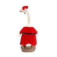 thumbnail image 5 of Christmas Porch Goose Outfit - Holiday Goose Costume Standing Goose Set, Decorative Goose Clothing Porch Goose Clothes for Garden Outdoor Statue, 5 of 9