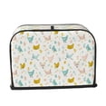 thumbnail image 2 of Kdxio Chicken Print Toaster Cover Bread Machine Cover Fits for Most Standard 2 Slice Toasters,Keep Toaster Free From Dust And Fingerprint Oven Dustproof Cover, 2 of 7
