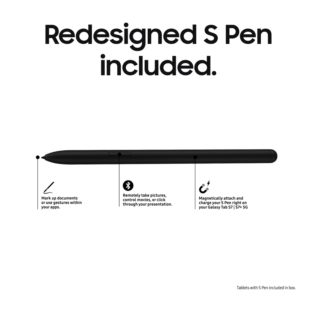SAMSUNG Galaxy Tab S7 Plus 12.4" 128GB Mystic Black (Wi-Fi) S Pen Included - image 17 of 17