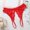 Red, variant on Women Lace Lingerie Underwear Panties G-string
