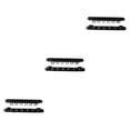 thumbnail image 2 of Estante para taco de billar Eigraketly soporte de pared decorativo madera 6 huecos color Negro, 2 of 6