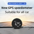 thumbnail image 1 of Digital Speedometer Convenient Wide Compatibility Plug Play 2.1-Inch Car HUD Digital Meter for SUV, 1 of 10