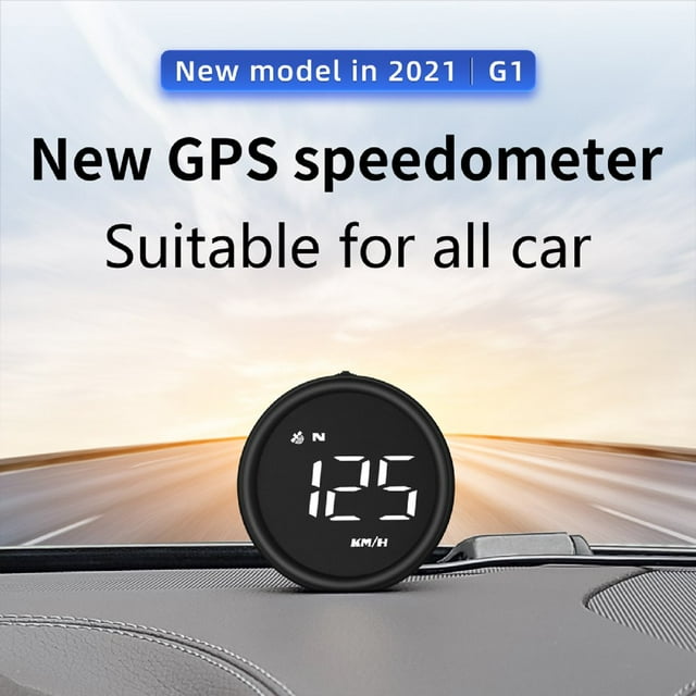 Digital Speedometer Convenient Wide Compatibility Plug Play 2.1-Inch Car HUD Digital Meter for SUV