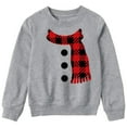 thumbnail image 1 of DPTALR Tenue Parent-Enfant Imprimé de Noël Manches Longues Col Rond Hauts Pull-Over Chandails en Molleton Assortis pour Enfants, 1 of 2