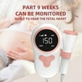 Pregnant women's home monitoring device, baby's fetal heart stethoscope