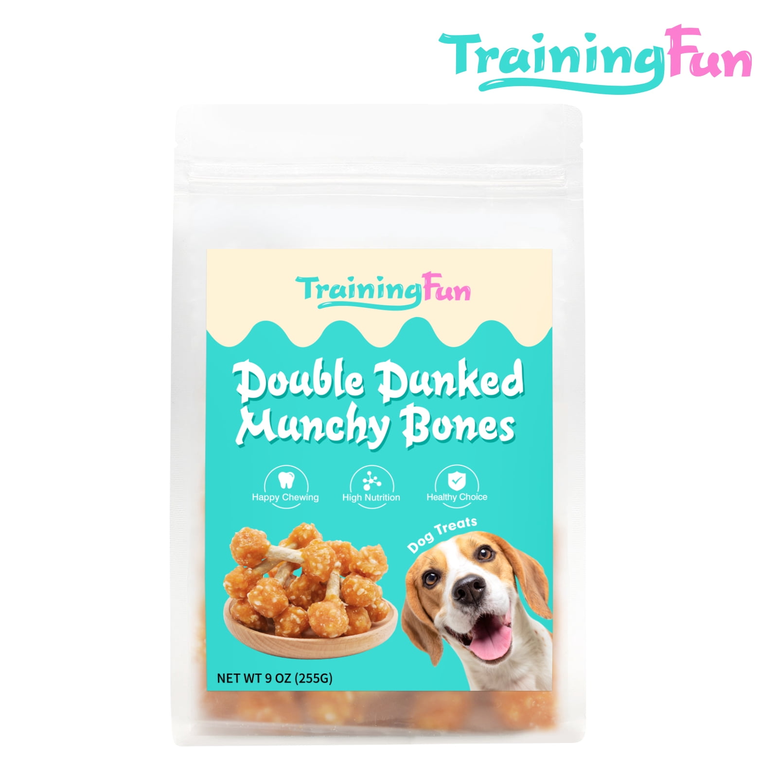 Trainingfun Edible Chicken Dumbbells with Rice for Small Dogs