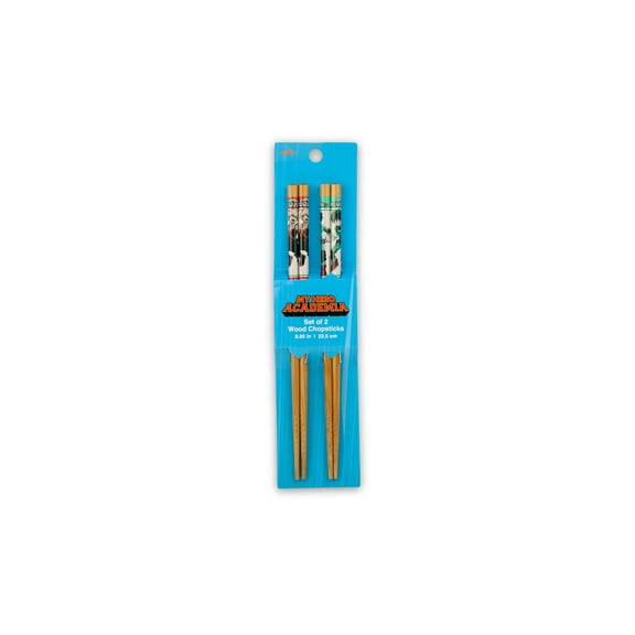 My Hero Academia Midoriya & Bakugo Bamboo Chopsticks Set | Includes 2 Sets