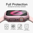 thumbnail image 3 of JETech Case with Screen Protector Compatible with Apple Watch SE (2022/2020) /Series 6 5 4 44mm, Overall Protective Cover, Built-in Tempered Glass Film High Sensitivity, 2 Pack (Rose Gold), 3 of 6