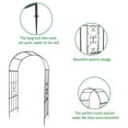 thumbnail image 6 of UBesGoo Garden Arch Arbor Trellis Steel Archway for Climbing Plants,7.2 Ft Iron, 6 of 11