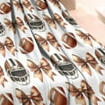 thumbnail image 3 of Football Helmets with Bows Pattern Blanket,Comfortable Soft Lamb Wool Throw Blanket,All Season,Warm Lightweight Blankets for Sofa Bed Couch Living Room Chair,30"x40", 3 of 4