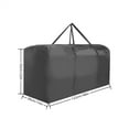 thumbnail image 2 of Musatteng Christmas Tree Storage Bag Heavy Duty Christmas Tree Bag With Durable Reinforced Handles & Zipper Fits Up To 4/7.5/9 Ft Tall Disassembled Trees Small Bedroom Storage Solutions Wicker under, 2 of 8