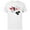 White, variant on Disney Mickey & Minnie Mouse Oh My! Kiss Valentine’s Day - Short Sleeve Cotton T-Shirt for Adults - Customized-Black