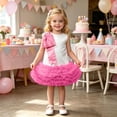 thumbnail image 2 of MEZZALL Toddler Girls Sleeveless Bowknot Dress Dance Party Ruffles Dresses Clothes Cute Sundress, 2 of 5