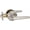 Satin Nickel, variant on Delaney 351511 Delaney BP-501T-VI Contemporary Collection Vida Series Passage Door Lever Set