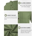 thumbnail image 4 of COOFANDY Men's Summer Beach Outfits 2 Piece Short Sleeve Shirts and Shorts Casual Vacation Linen Sets for Men, 4 of 6