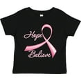 thumbnail image 3 of Inktastic Hope Believe Breast Cancer Ribbon Boys or Girls Toddler T-Shirt, 3 of 5