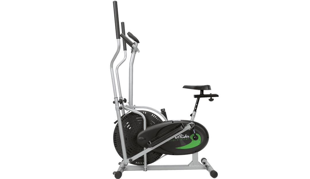 Body Rider BRD2000 2 in1 Elliptical Trainer Stationary Exercise Bike LCD  Display, Stride Length 12.5 Inches, Max Weight 250 Lbs. - Walmart.com