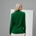thumbnail image 4 of Garbnen Women's Mock Turtleneck Tops Relaxed Fit Womens Long Sleeve Shirt Spring Summer Dressy Basic Blouses for Women, 4 of 4