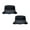 Black/Gray, variant on OTTO CAP 100% Cotton Twill Fishing Hunting Summer Travel Bucket Cap Hat, 2 Hats Set, Khaki/Navy, M (58cm/22.8")