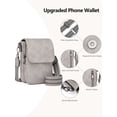 thumbnail image 5 of LAVA Small Crossbody Bags for Women Trendy, Multi Pocket PU Leather Casual Cell Phone Purse Wallet Handbags with Card Slots & Ajustable Strap, 5 of 6