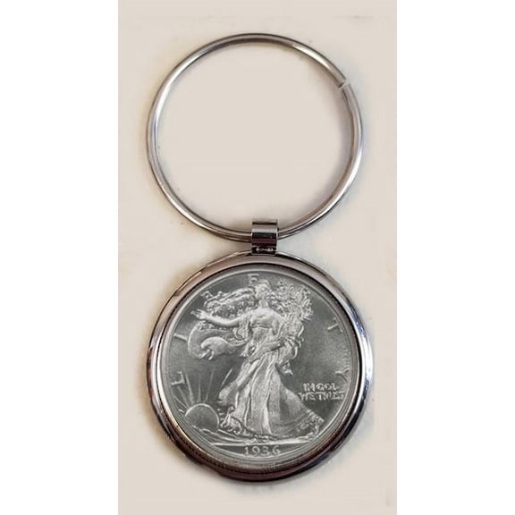 Walking Liberty Keychain