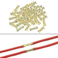 thumbnail image 5 of funtasica 4X Brass Terminals 0.5-1.5mm Square Wiring Line Tool Small 50Pcs, 5 of 8