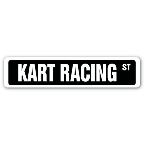 Kart Racing Street [3 Pack] of Vinyl Decal Stickers |for Laptop Car