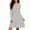 Gray, variant on Winter Dresses for Women Solid Color V Neck Knit Dress A line Long Sleeve Dress Bodycon Midi Dress