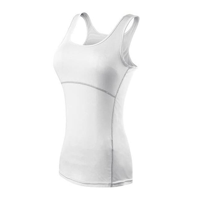 Timegard Athletic Tank Tops for Women Square Neck Sleeveless Slim Workout Running Tee Tops Summer