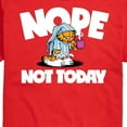 thumbnail image 3 of Garfield - Nope Not Today Sleepy Garfield - Men's Short Sleeve Graphic T-Shirt, 3 of 5